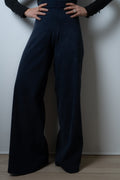 Pantalon Palazzo Gabardina - Azul